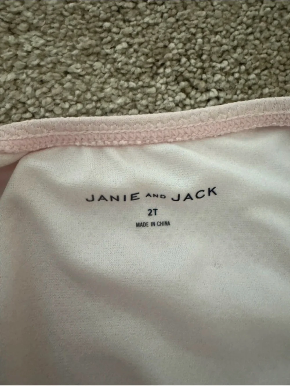 Janie and Jack Girls Pink One-Piece Swimsuit with Pastel Floral